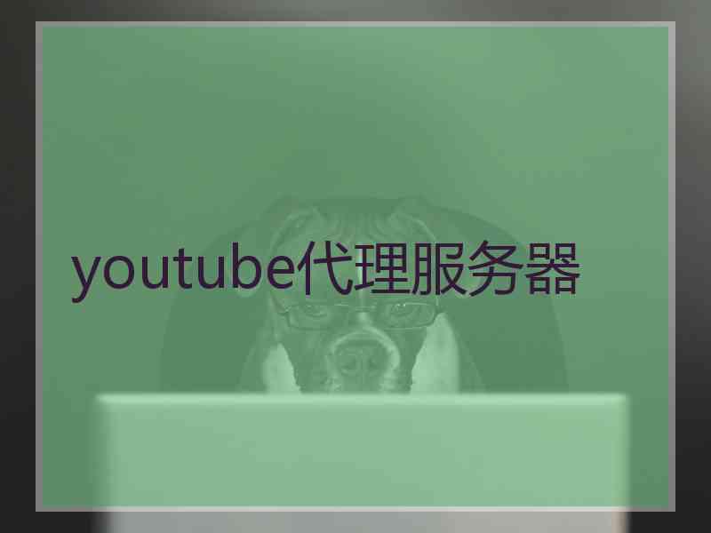 youtube代理服务器