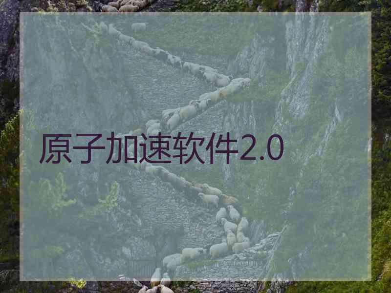 原子加速软件2.0