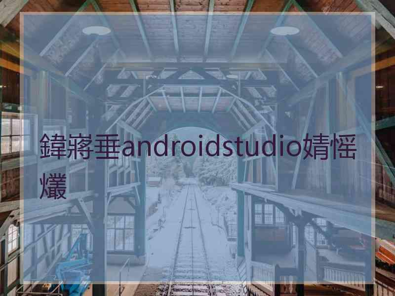 鍏嶈垂androidstudio婧愮爜