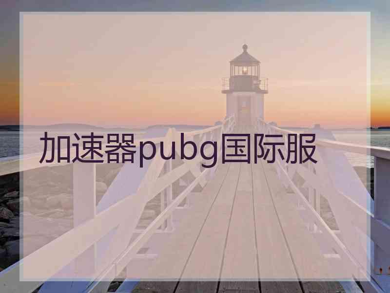 加速器pubg国际服