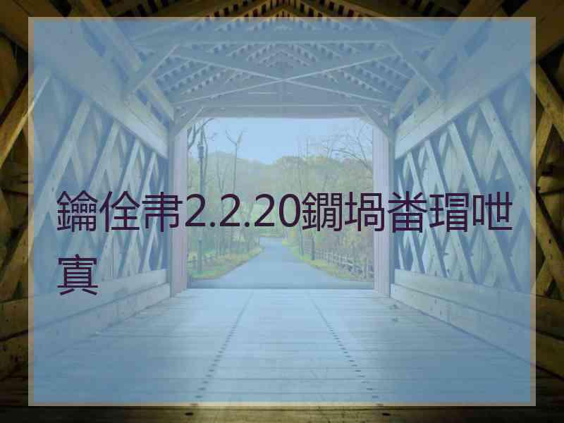 鑰佺帇2.2.20鐗堝畨瑁呭寘