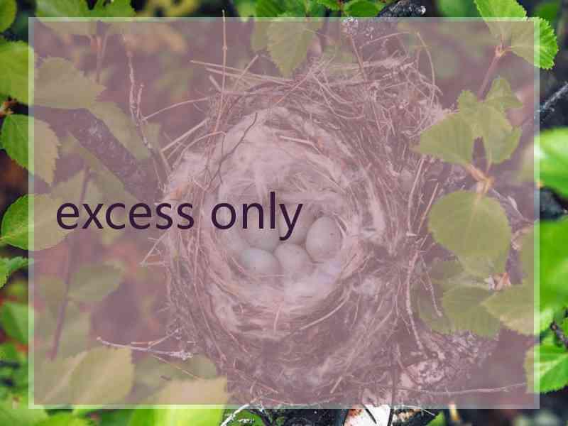 excess only