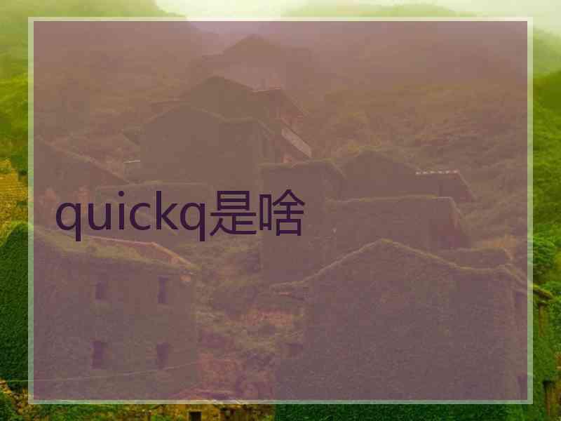 quickq是啥