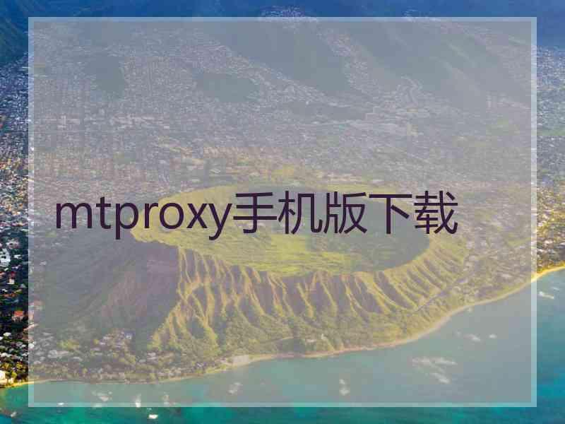 mtproxy手机版下载