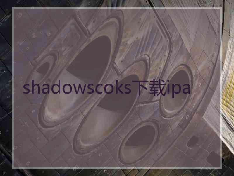 shadowscoks下载ipa