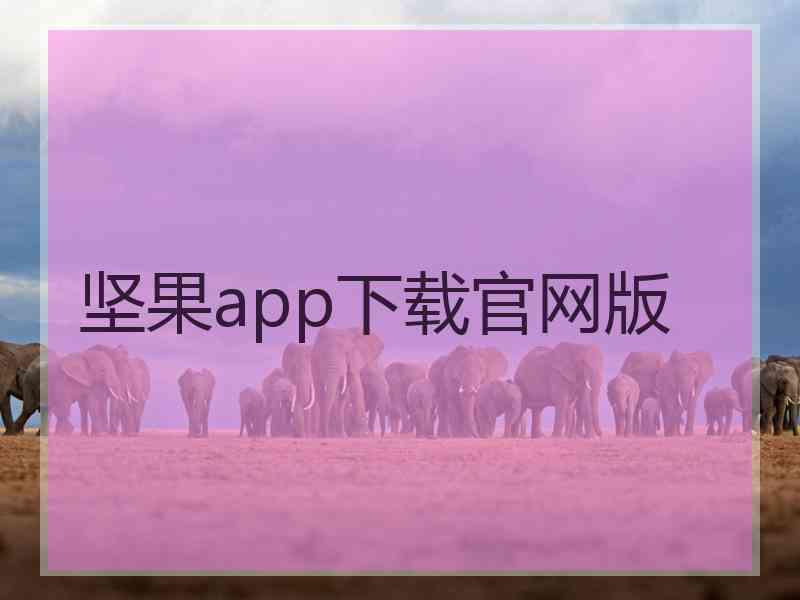 坚果app下载官网版