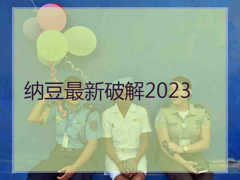 纳豆最新破解2023