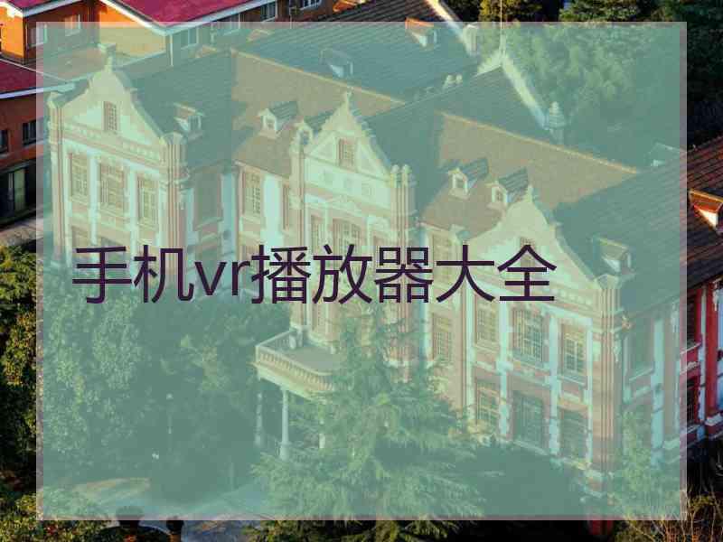 手机vr播放器大全