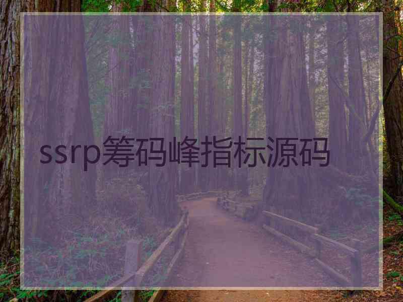 ssrp筹码峰指标源码