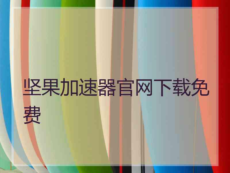 坚果加速器官网下载免费