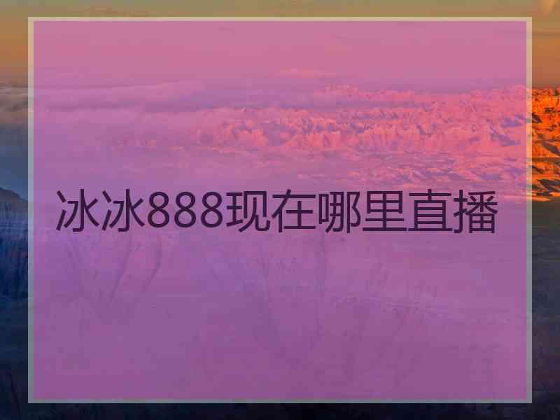 冰冰888现在哪里直播