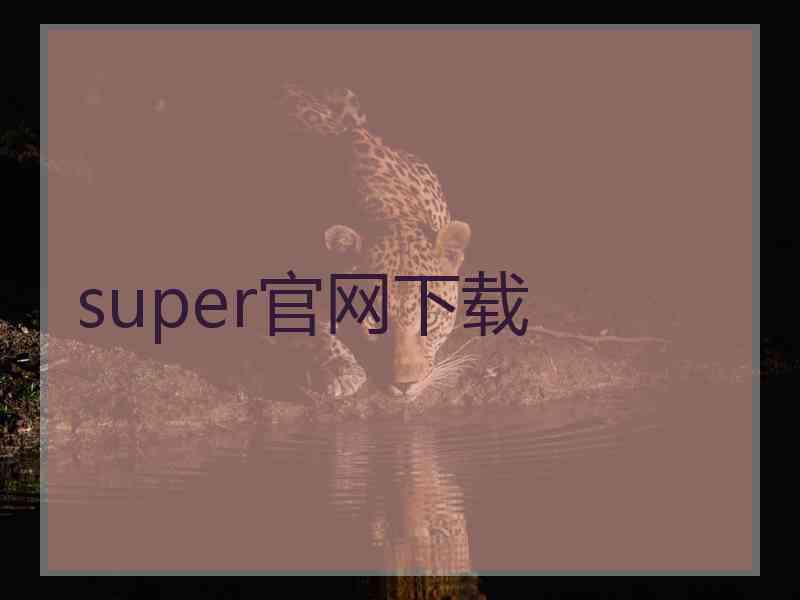 super官网下载