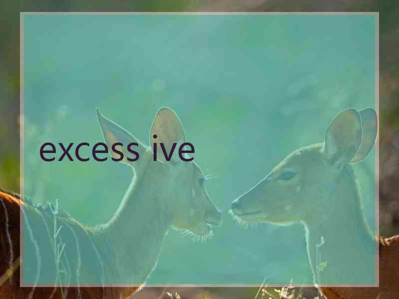 excess ive