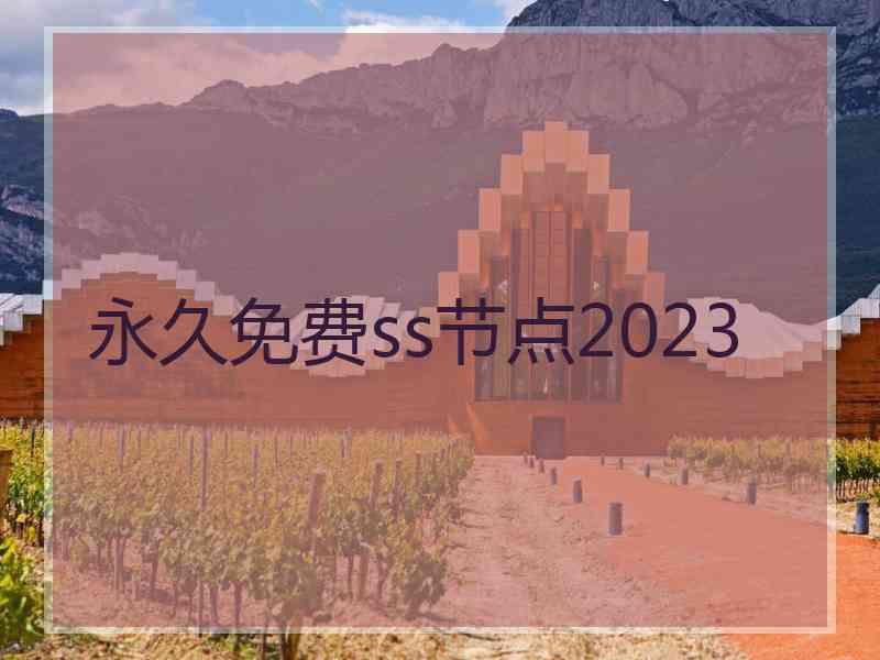 永久免费ss节点2023