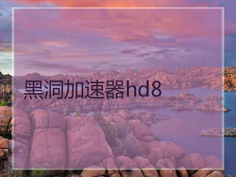 黑洞加速器hd8