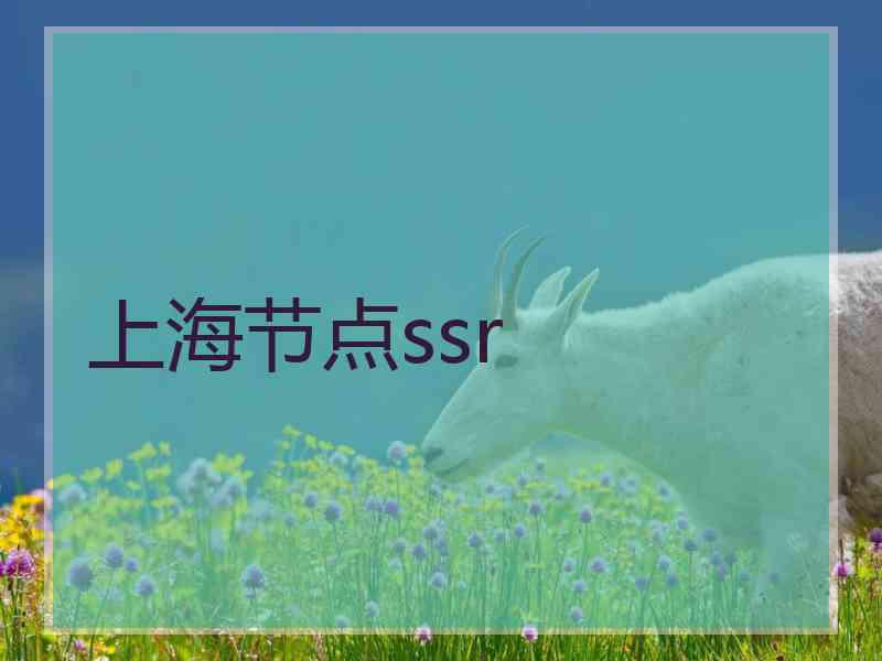 上海节点ssr