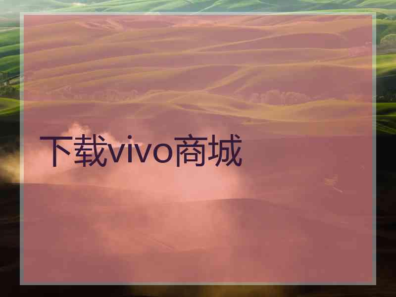 下载vivo商城