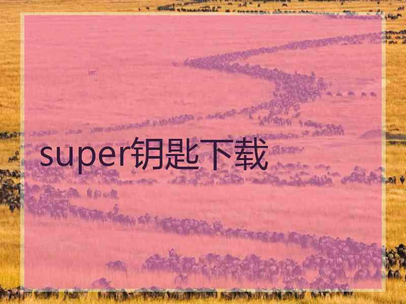 super钥匙下载