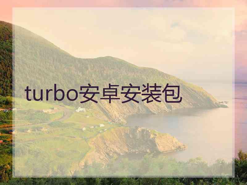 turbo安卓安装包