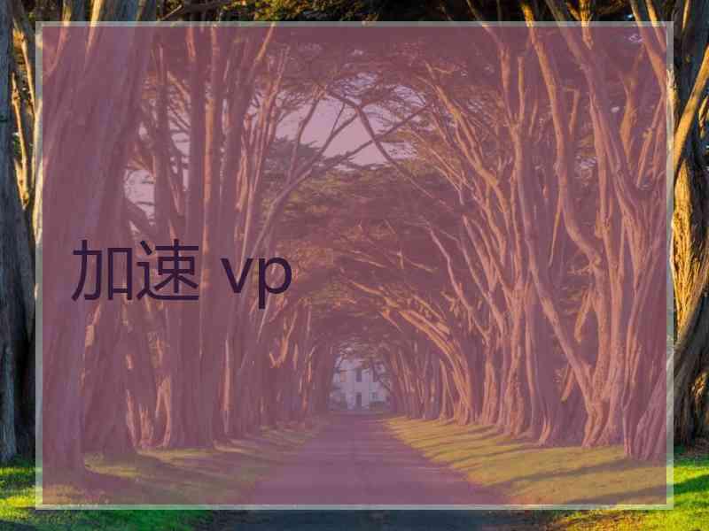 加速 vp